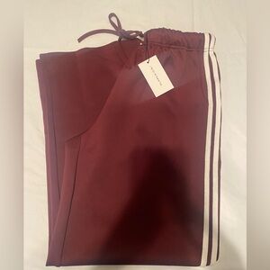 Mimosa Track Pant - Maroon - Small